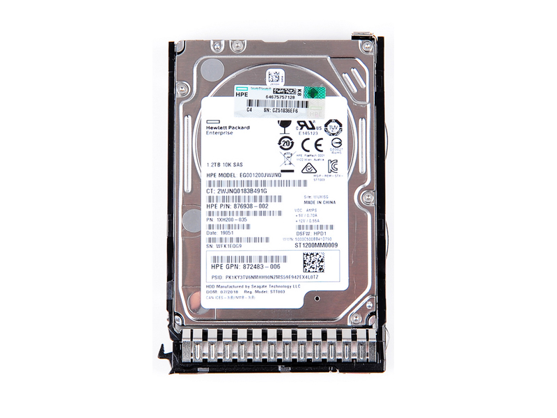HPE 1.2TB 12G 10K SAS (512n) 2.5″ SFF